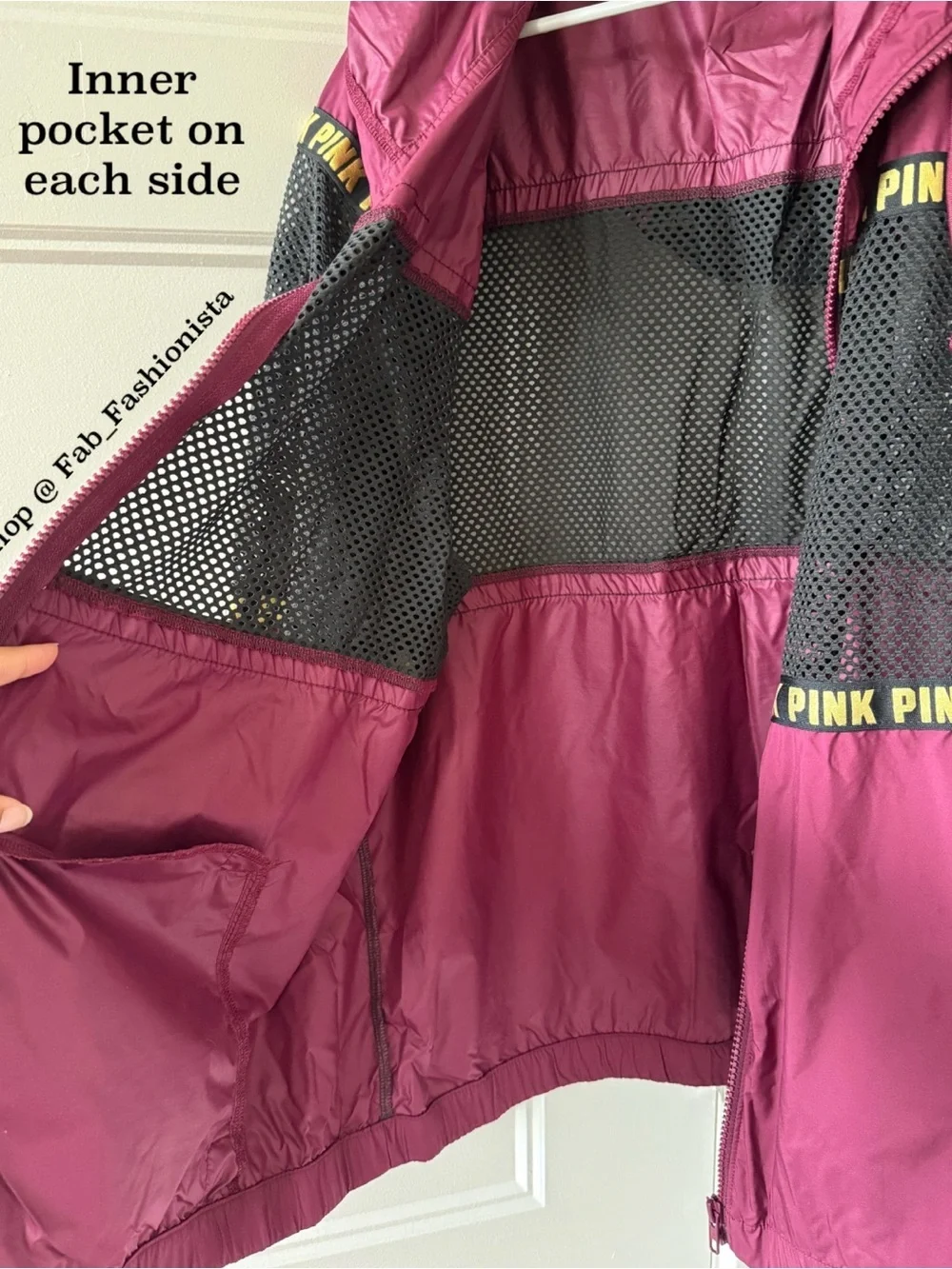Retired Victorias Secret Mesh Anorak Jacket Medium Large